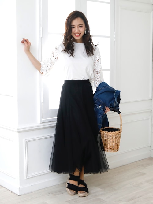 girlydoll����̃X�J�[�g�u�`���[�������O�X�J�[�g�iGirly Doll�b�K�[���[�h�[���j�v���g�����R�[�f�B�l�[�g