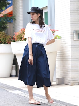 「Doula Doula（ドゥーラドゥーラ）のアイテム（パンツ）」を使った、girlydollさん（レディース・166cm）の夏コーディネート