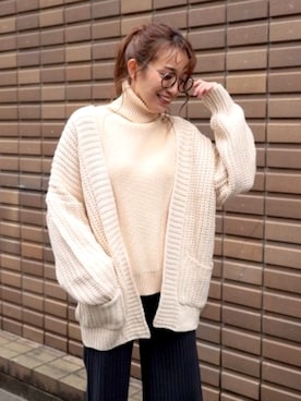 「Doula Doula（ドゥーラドゥーラ）のアイテム（パンツ）」を使った、girlydollさん（レディース・165cm）の冬コーディネート
