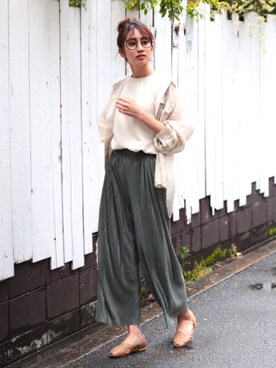 「Doula Doula（ドゥーラドゥーラ）のアイテム（パンツ）」を使った、girlydollさん（レディース・165cm）の春コーディネート