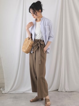 「Doula Doula（ドゥーラドゥーラ）のアイテム（パンツ）」を使った、girlydollさん（レディース・165cm）の春コーディネート