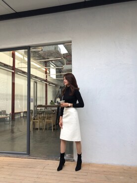 「blossom（ブロッサム）のアイテム」を使った、Vikoさん（レディース・170cm）の春コーディネート