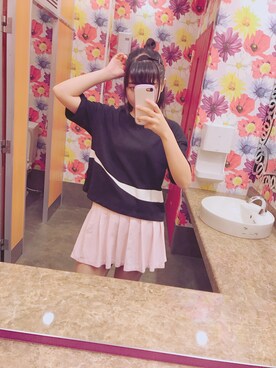 「韓国好きな人と繋がりたい」｜りんご🍎さん（レディース・157cm）の夏コーディネート