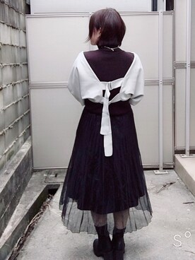 miuさん（レディース・155cm）の冬コーディネート