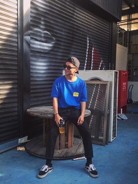 「NEXHYPE（ネックスハイプ）のアイテム」を使った、Louisさん（メンズ・165cm）の秋コーディネート