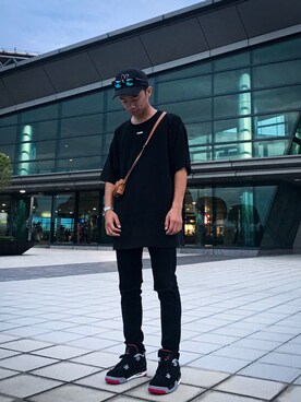 「NEXHYPE（ネックスハイプ）のアイテム」を使った、Louisさん（メンズ・165cm）の夏コーディネート