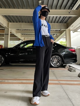 「アイテム（帽子）」を使った、kazukiさん（メンズ・160cm・10代）の春コーディネート