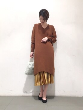 Ⓜ︎さん(レディース・167cm)の冬コーディネート