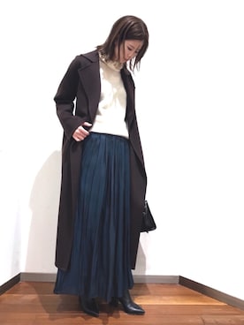 「VERMEIL par iena（ヴェルメイユパーイエナ）のアイテム（ジャケット/アウター）」を使った、Ⓜ︎さん（レディース・167cm）の冬コーディネート