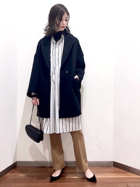 「VERMEIL par iena（ヴェルメイユパーイエナ）のアイテム（その他アウター）」を使った、Ⓜ︎さん（レディース・167cm）の冬コーディネート
