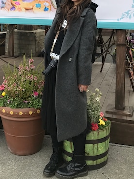 「BLACK BY MOUSSY（ブラックバイマウジー）のアイテム（その他アウター）」を使った、kumikotoriさん（レディース・171cm）の春コーディネート