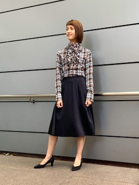 Hillaryさん(レディース・161cm)の秋コーディネート