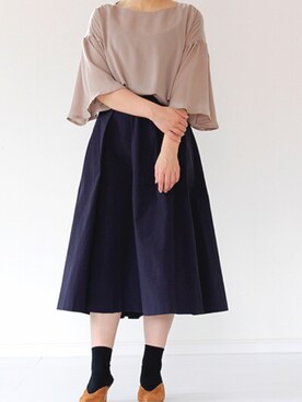 「Crespi（クレスピ）のアイテム」を使った、francbonnさん（レディース・155cm）の春コーディネート