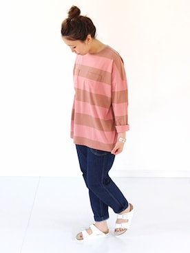 「homspun」｜francbonnさん（レディース・155cm）の春コーディネート