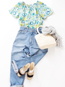 「Crespi（クレスピ）のアイテム」を使った、francbonnさん（レディース・165cm）の夏コーディネート