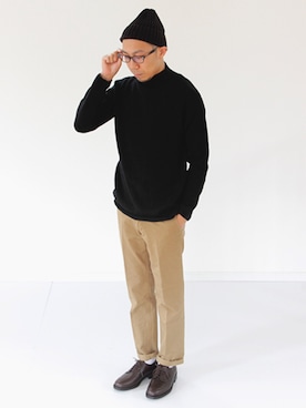 「NOR'EASTERLY（ノアイースターリー）のアイテム」を使った、francbonnさん（メンズ・172cm）の秋コーディネート