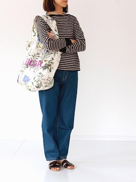 「TICCA（ティッカ）のアイテム（バッグ）」を使った、francbonnさん（レディース・158cm）の春コーディネート