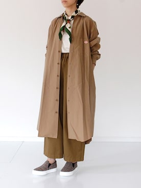 「DANTON（ダントン）のアイテム（ワンピース/ドレス）」を使った、francbonnさん（レディース・158cm）の夏コーディネート