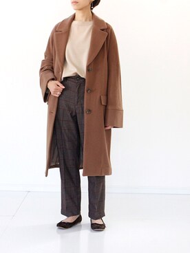 「TICCA（ティッカ）のアイテム（ジャケット/アウター）」を使った、francbonnさん（レディース・158cm）の秋コーディネート