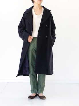 「TICCA（ティッカ）のアイテム（ジャケット/アウター）」を使った、francbonnさん（レディース・158cm）の秋コーディネート