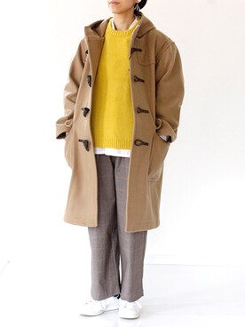 「orcival」｜「アイテム（ダッフルコート）」を使った、francbonnさん（レディース・158cm）の秋コーディネート