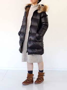 「NOMBRE IMPAIR（ノンブルアンペール）のアイテム（ジャケット/アウター）」を使った、francbonnさん（レディース・158cm）の秋コーディネート