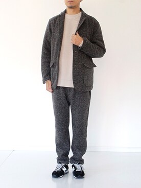 「pants」｜「アイテム（ジャケット/アウター）」を使った、francbonnさん（メンズ・172cm）の秋コーディネート