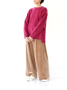 「grin（グリン）のアイテム」を使った、francbonnさん（レディース・158cm）の秋コーディネート