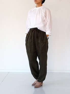 「TICCA（ティッカ）のアイテム（パンツ）」を使った、francbonnさん（レディース・158cm）の冬コーディネート