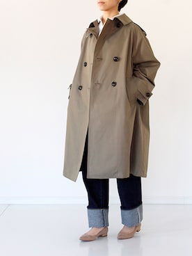 「TICCA（ティッカ）のアイテム（ジャケット/アウター）」を使った、francbonnさん（レディース・158cm）の冬コーディネート