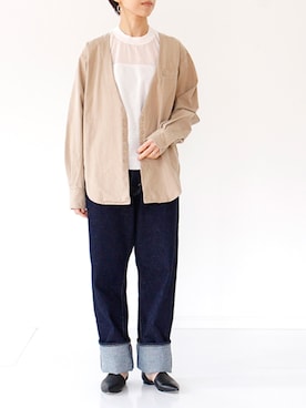 「TICCA（ティッカ）のアイテム（パンツ）」を使った、francbonnさん（レディース・158cm）の冬コーディネート