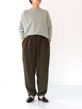 「TICCA（ティッカ）のアイテム（パンツ）」を使った、francbonnさん（レディース・158cm）の冬コーディネート