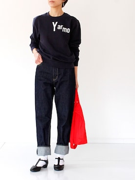 「T字ストラップ」｜francbonnさん（レディース・158cm）の春コーディネート