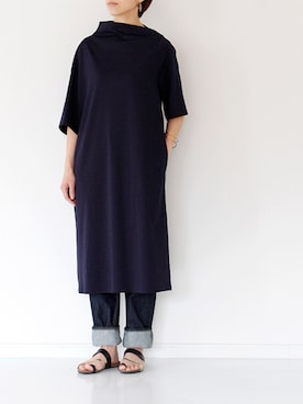 「TICCA（ティッカ）のアイテム（パンツ）」を使った、francbonnさん（レディース・158cm）の春コーディネート