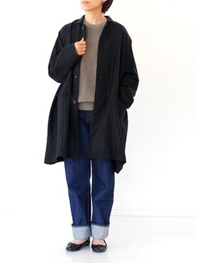「SETTO（セット）のアイテム（ジャケット/アウター）」を使った、francbonnさん（レディース・158cm）の夏コーディネート