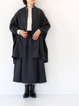 「SETTO（セット）のアイテム（ジャケット/アウター）」を使った、francbonnさん（レディース・158cm）の夏コーディネート