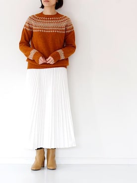 「NOR'EASTERLY（ノアイースターリー）のアイテム」を使った、francbonnさん（レディース・158cm）の秋コーディネート