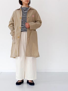 「TRAVAIL MANUEL（トラバイユマニュアル）のアイテム」を使った、francbonnさん（レディース・158cm）の冬コーディネート