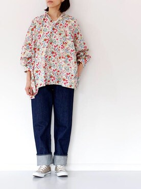 「SETTO（セット）のアイテム（トップス）」を使った、francbonnさん（レディース・158cm）の冬コーディネート