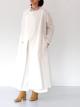 「SETTO（セット）のアイテム（ジャケット/アウター）」を使った、francbonnさん（レディース・158cm）の冬コーディネート