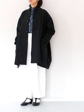 「SETTO（セット）のアイテム（ジャケット/アウター）」を使った、francbonnさん（レディース・158cm）の冬コーディネート