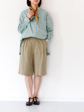 「TICCA（ティッカ）のアイテム（パンツ）」を使った、francbonnさん（レディース・158cm）の冬コーディネート