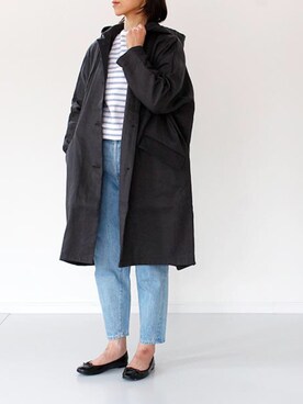 「SETTO（セット）のアイテム（ジャケット/アウター）」を使った、francbonnさん（レディース・158cm）の冬コーディネート