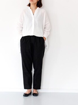 「SETTO（セット）のアイテム（トップス）」を使った、francbonnさん（レディース・158cm）の冬コーディネート