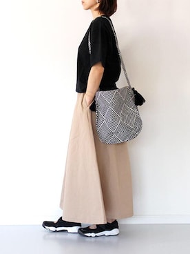 「SETTO（セット）のアイテム（トップス）」を使った、francbonnさん（レディース・158cm）の春コーディネート