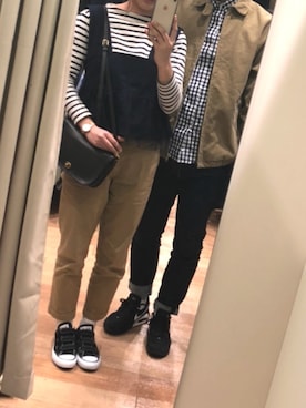 「Carhartt（カーハート）のアイテム（ブルゾン）」を使った、aさん（レディース・160cm）の秋コーディネート