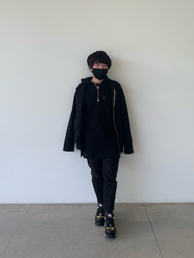「Odeur（オドゥール）のアイテム（その他アウター）」を使った、Mi.さん（メンズ・169cm）の秋コーディネート