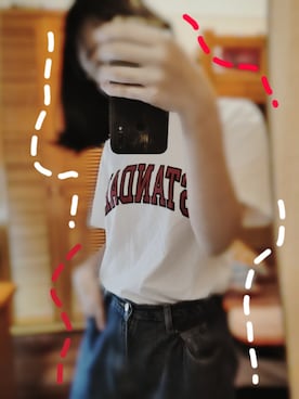 「sandro（サンドロ）のアイテム（トップス）」を使った、eks1110さん（レディース・170cm）の春コーディネート