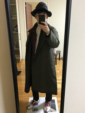 「Adam et Rope A・E・R（アダムエロペ）のアイテム（ジャケット/アウター）」を使った、ごんピクシーさん（メンズ・172cm）の冬コーディネート