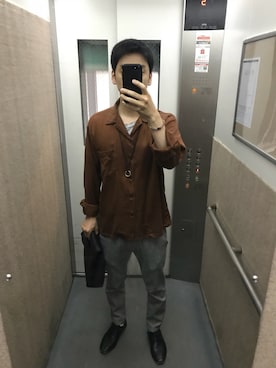 「AZUL by moussy（アズールバイマウジー）のアイテム（バッグ）」を使った、ごんピクシーさん（メンズ・172cm）の夏コーディネート